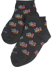 Tic Tac Toe Girl's Anklet Seamless Sock