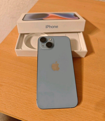 Apple iPhone 15 Smartphone 128 GB Blau mit Originalverpackung (OVP)
