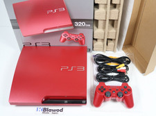Eccellente console Sony PlayStation 3 PS3 rosso scarlatto CECH 3000B 500GB sc...