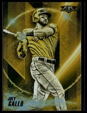 2018 Topps Fire #PP-1 Joey Gallo Power Producers Gold Minted