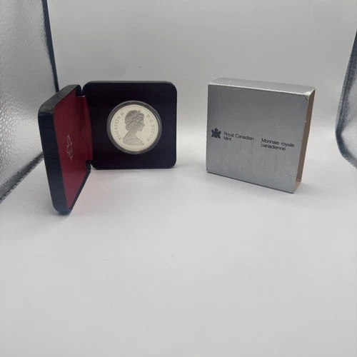 1882 - 1982  REGINA  CANADIAN PROOF DOLLAR SILVER DOLLAR  .500 Silver