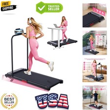 Walking Pad with Incline and Handle Bar, 2026 Upgrade Electric Small Walking ...