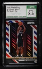 2018-19 Panini Prizm Red White & Blue Prizm Lonnie Walker IV #251 CSG 8.5 7rv