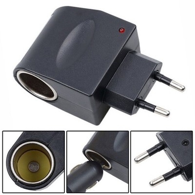 AC 110V-220V US Stecker Auf DC 12V Auto KFZ Zigarettenanzünder Adapter Konverter