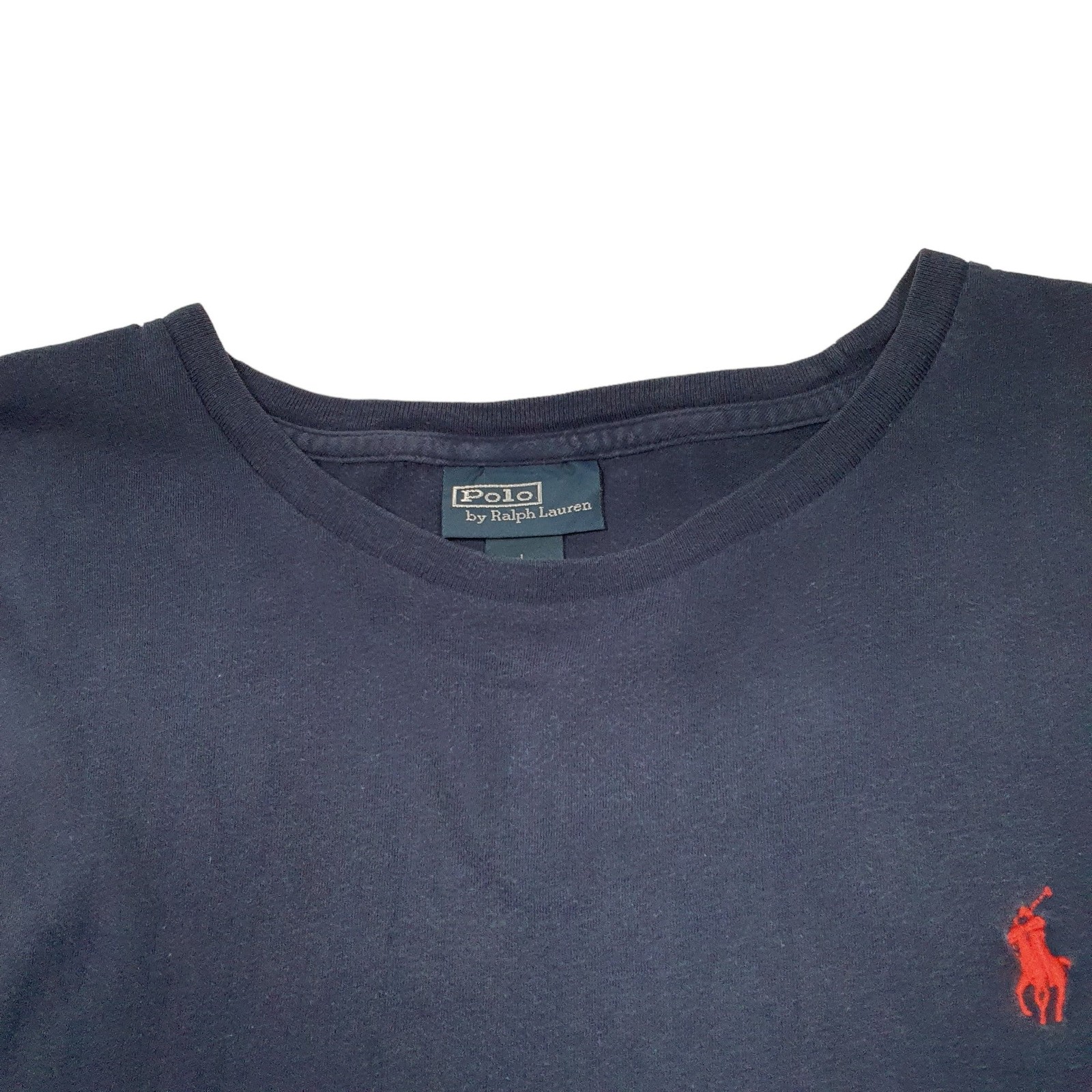 RALPH LAUREN Navy T Shirt Tee Polo Short Sleeve Cotton Mens L image 3