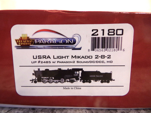 BROADWAY LIMITED #2180 USRA LIGHT MIKADO 2-8-2 UP #2485 CON SONIDO PARAGON2/DC/DCC | Zustand: New