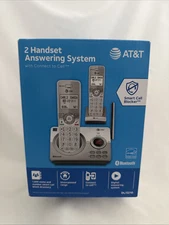 AT&T NIB DL22719 Cordless Phones/ Answering Machine 2 Handsets Bluetooth