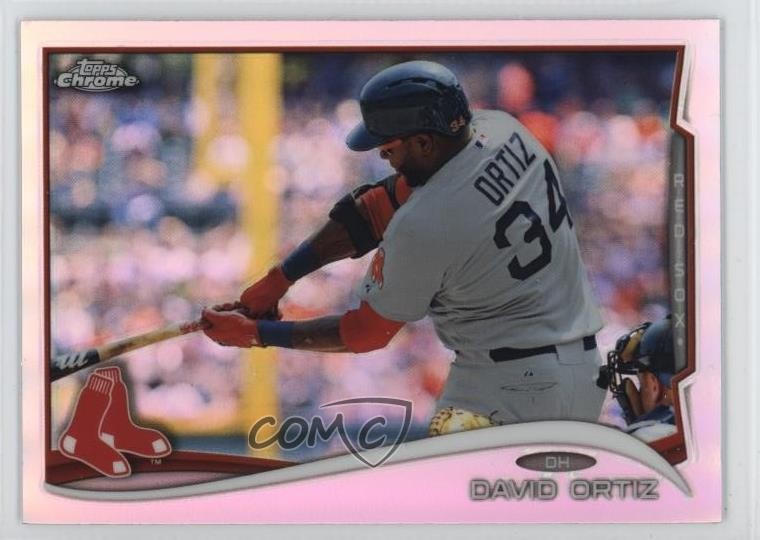 2014 Topps Chrome Refractor David Ortiz #201 HOF 5n0