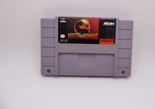 Nintendo Mortal Kombat Acclaim Super Nintendo SNES Game Cartridge TESTED