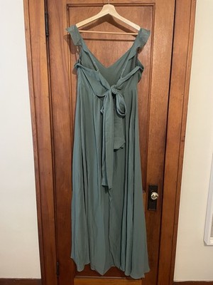 birdy grey doris dress Sage Bridesmaid Dress Chiffon Size 2XL