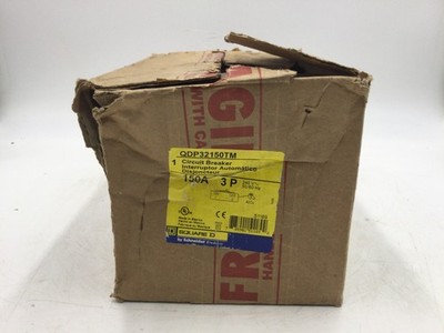 Square D QDP32150TM 3 Pole 150 Amp 240V Circuit Breaker