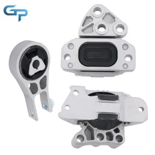 For Jeep Compass 21-17 L4-2.4L EDD Eng 3x 6 Speed Motor & Trans Mount Set