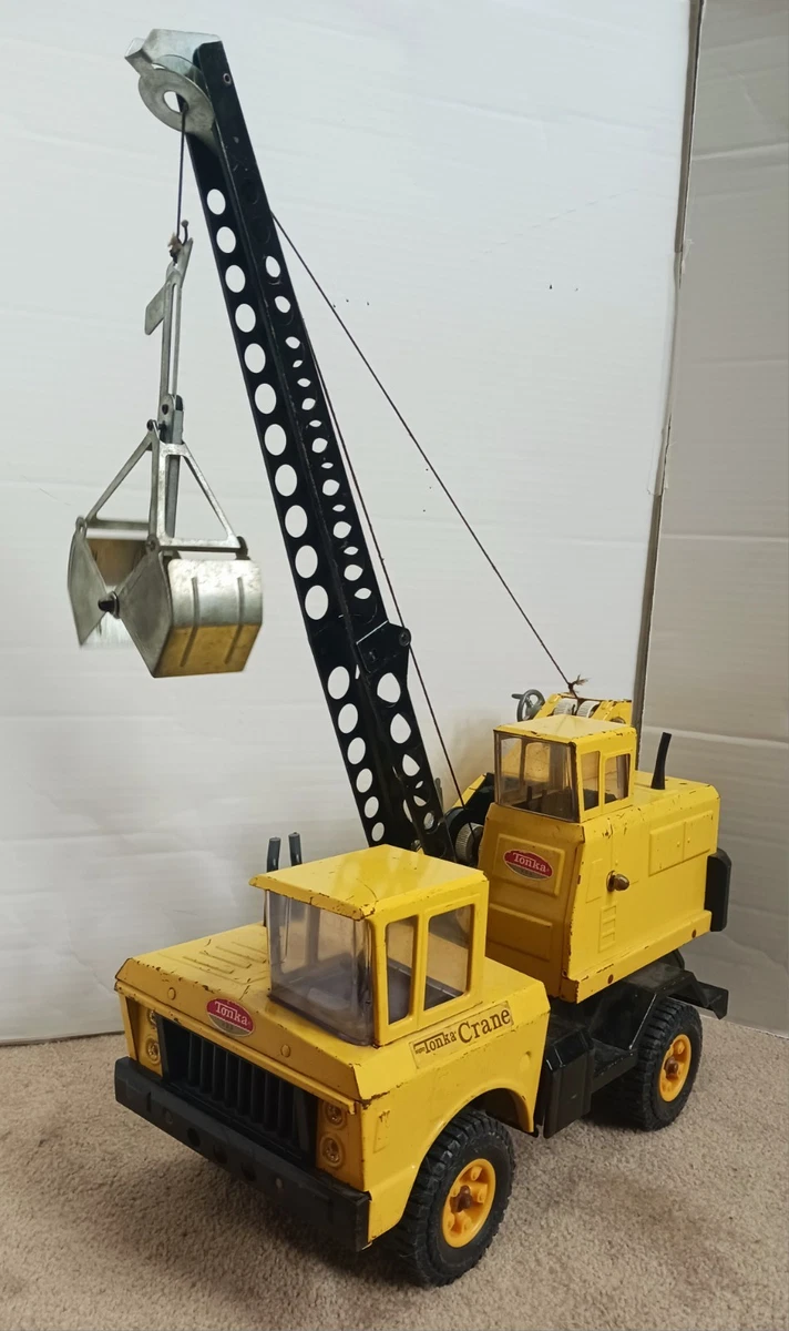 25+ Tonka Yellow Crane Vintage Manufacture Diecast Construction