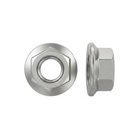 Sechskantmutter Mit Flansch DIN 6923 M 5 X 0,8 Edelstahl A4 Blank 1000 Stk