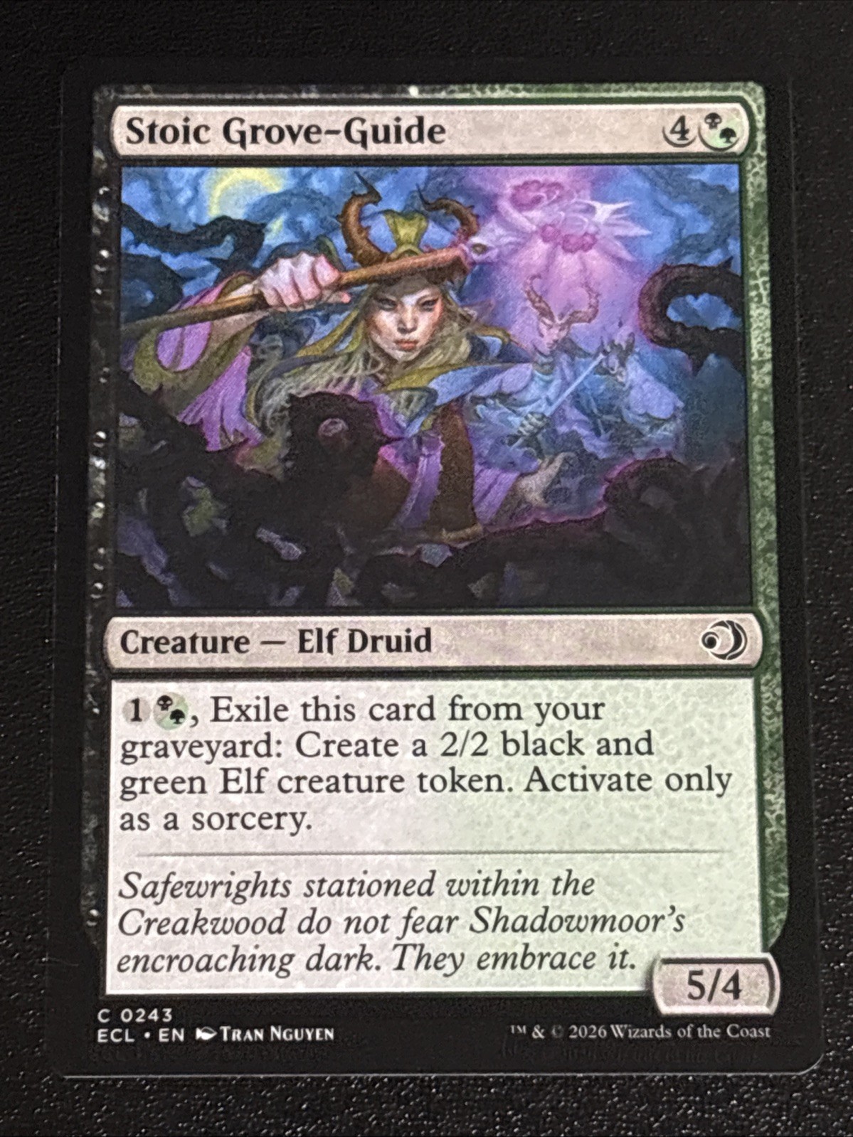 MTG Lorwyn Eclipsed Stoic Grove-Guide 0243 NM