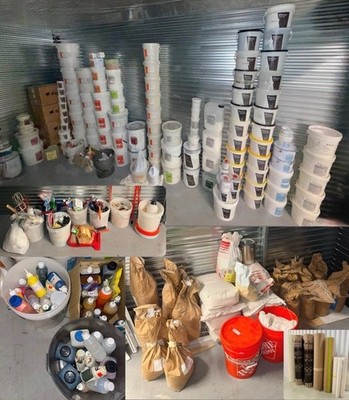 1500lbs Of Imported Italian Epoxy / Resin Product (Machines in Separate Listing)