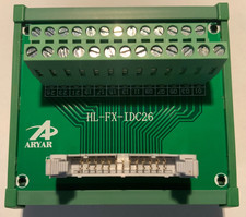 1pz Morsettiera relè HL-FX-IDC26 di Aryar. Verde.