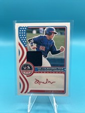 2025 Panini Stars & Stripes Dylan Minnatee Autograph Relic USA Red Ink Baseball