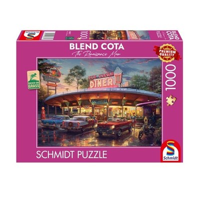 Schmidt - 58637 - Puzzle - 1000 Teile - American Dinner - 17+ Jahre