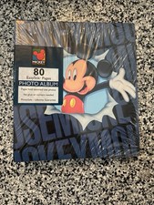 Vintage Disney Mickey Mouse Mickey Unlimited Photo Album 4x6  Memo Made USA NEW