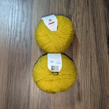 Classic Elite Yarns Liberty Wool Light 2 Balls Color 6681 Yellow 50g 200yds