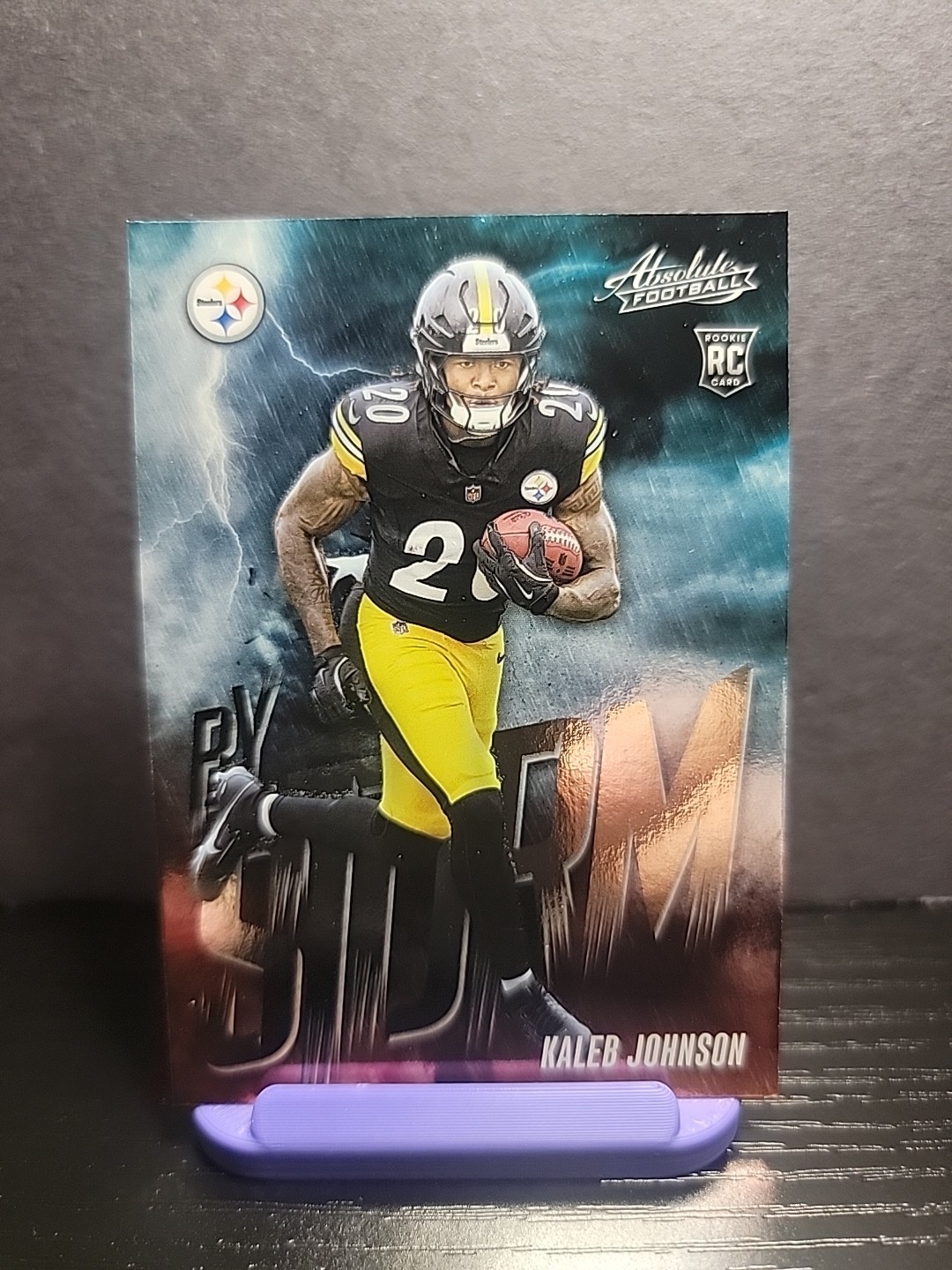 Kaleb Johnson Panini Absolute By Storm #8 Base