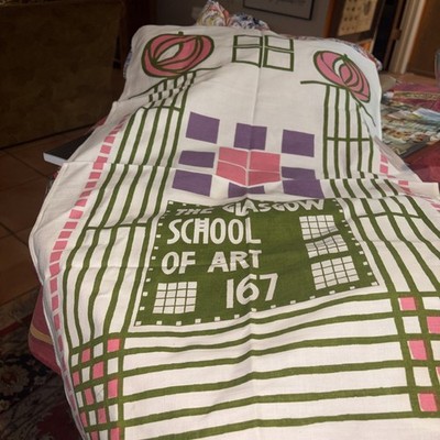 Charles Rennie Mackintosh By Lamont Tea Towel The Glasgow School Of Art 167