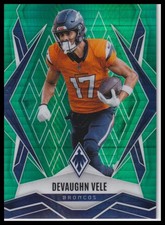 2025 Panini Phoenix Devaughn Vele #14 Green Hyper /149