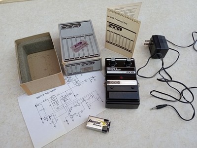Vintage DOD FX10 Bi-Fet Preamp Pedal with Original Box, Manual and Power Adapter