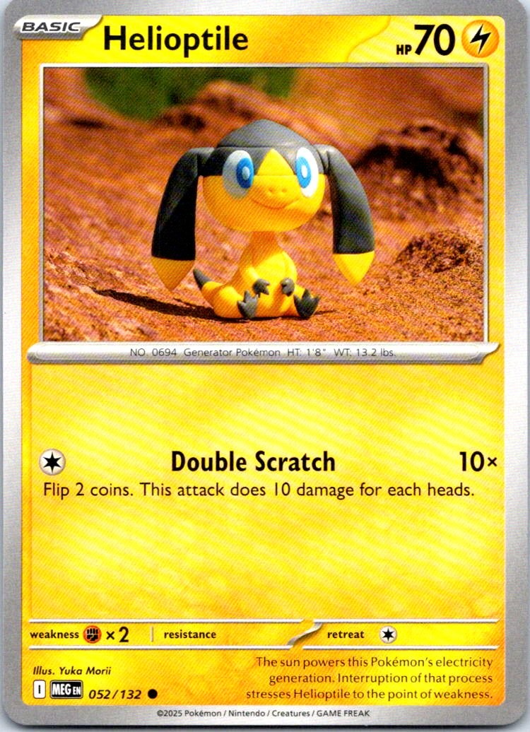 Helioptile - Common ME01: Mega Evolution 052/132 NM