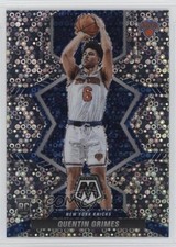 2021 Panini Mosaic Rookies Fast Break Silver Prizm Quentin Grimes Rookie RC 0it8