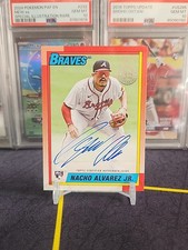 2025 Topps Series 1 Nacho Alvarez Jr 1990 Auto