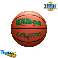 Wilson Evolution Color Game Basketball Size 6 28.5     Premium Indoor Game Ball