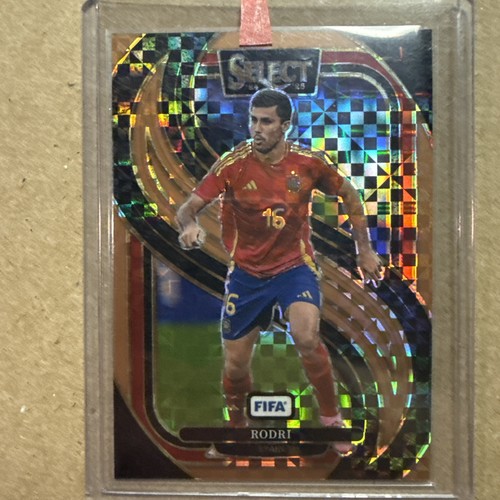 2024-25 Panini Select Fifa - Mezzanine Rodri #189 Bronze Checker Prizm /75