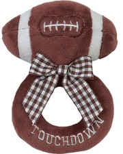 Bearington Baby Touchdown, 5.5 Inch Plush Stuffed Baby Football Soft Ring Ra...