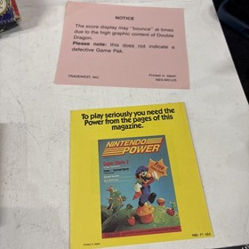 Double Dragon Nintendo NES With Box CIB!