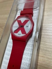 SWATCH XX-RATED RED SUOR400 Watch Limited Color All Red Case and Strap Unused