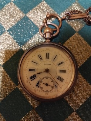 Geneve ''Remontoir '' (Ancre Ligne Droite 15 rubis) - Taschenuhr silber