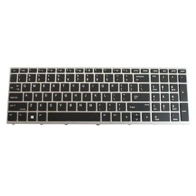 Keyboard w/ Silver Frame for HP ProBook 430 G5 450 G5 455 G5 470 G5 Laptops