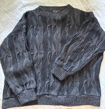 Vintage 90s COOGI Australia Cable-Knit Crew N...