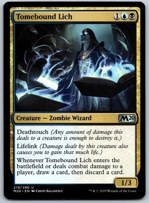 Tomebound Lich U Core Set 2020 219 NM