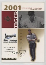 2001 Upper Deck Williams World Challenge Tiger Woods 0j4n