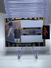 2023 Leaf Metal Draft Rachel Balkovec *  Brian Cashman GOLD proof 1/1