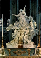 Assumption of the Virgin Chartres France vintage postcard c467