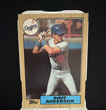 1987 Topps Base Set - Dave Anderson #73 Los Angeles Dodgers MLB Vintage Baseball