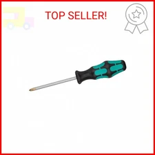 Wera 05008720001 Kraftform Plus 350 PH Phillips Screwdriver, Lasertip, PH 2 Head