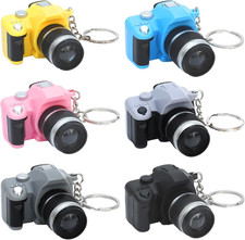 6 Pieces Mini Camera Model for Doll Accessories Miniature Camera Ornament Mini D