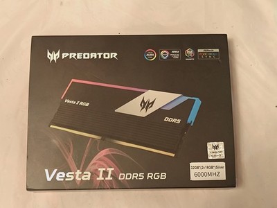 Acer Predator Vesta II RGB DDR5 RAM 32GB (16GBx2) 6000MHz CL36 PC5