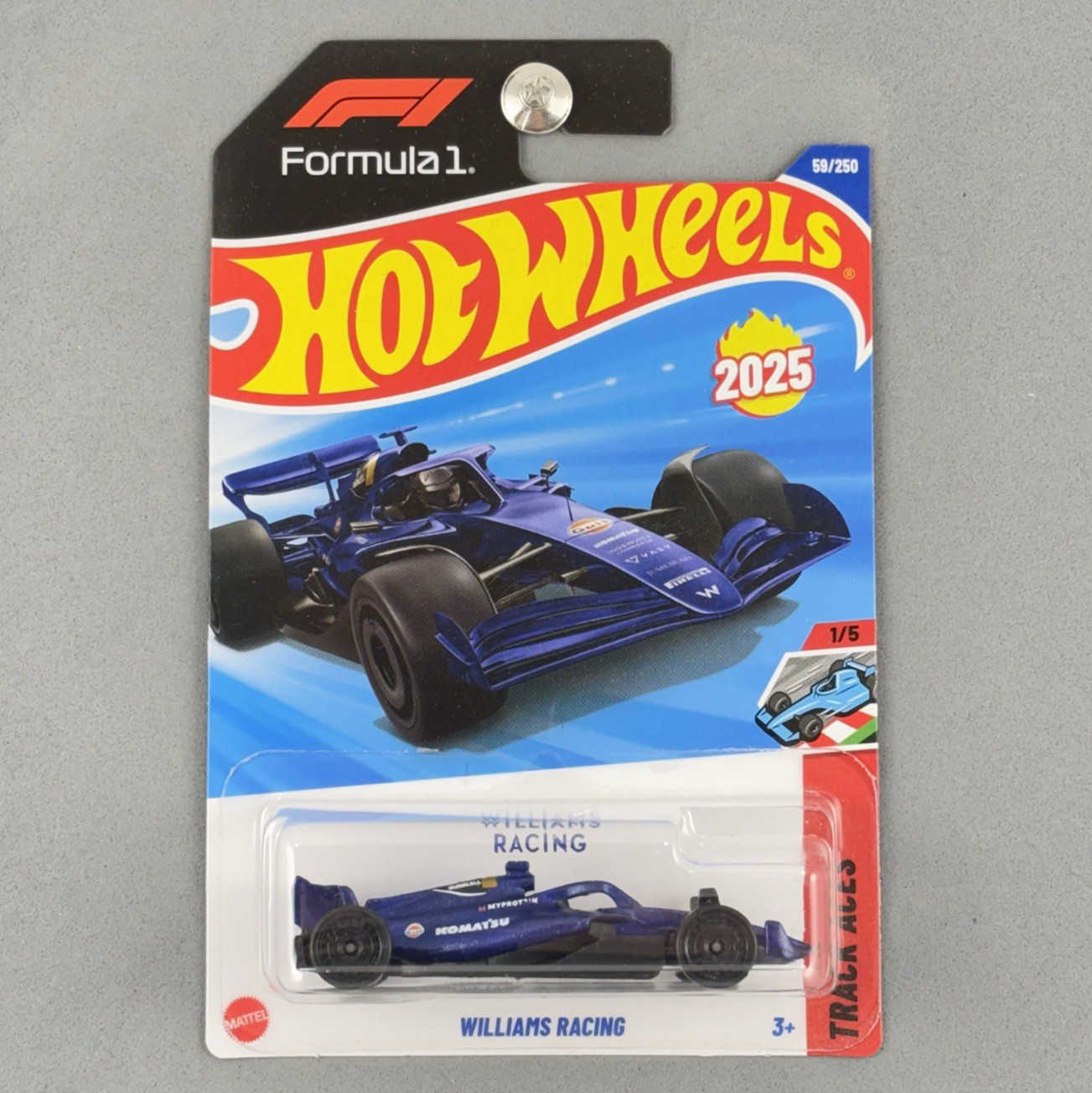 Hot Wheels Formula 1 Williams  Racing F1 Formula Blue 2025 #59/250