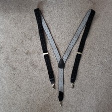 Jacquard Woven Diamond Suspenders - Y-Back - ...